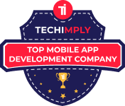 Teqnovos top mobile app development company award by Techimply