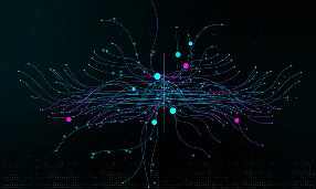Digital network visualization representing smart systems for scalable prediction market platforms - Teqnovos